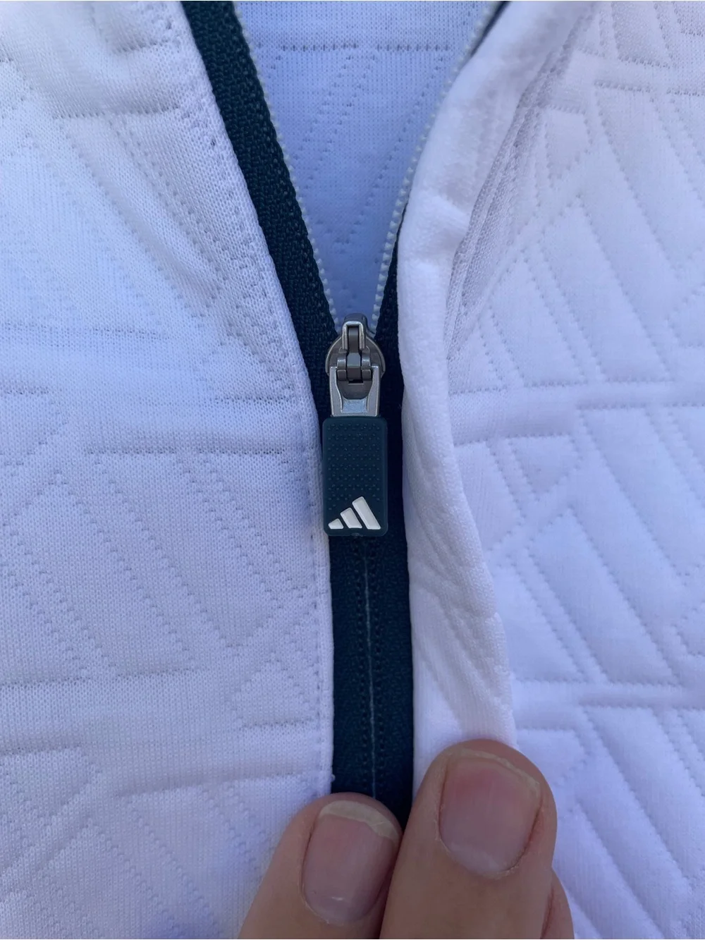 adidas 1/4-Zip White WM Phoenix Open TPC Scottsdale Performance Pullover XL